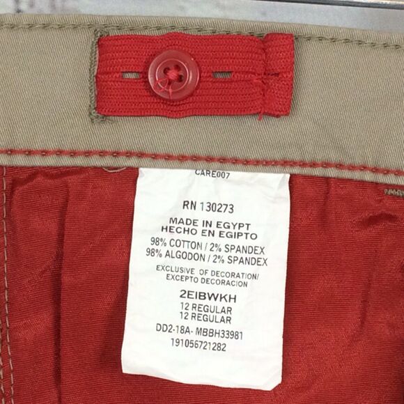 Wrangler Boys Size 8 Shorts Khakis Slim Straight Adjustable Waist Hiking Outdoor - Picture 7 of 10